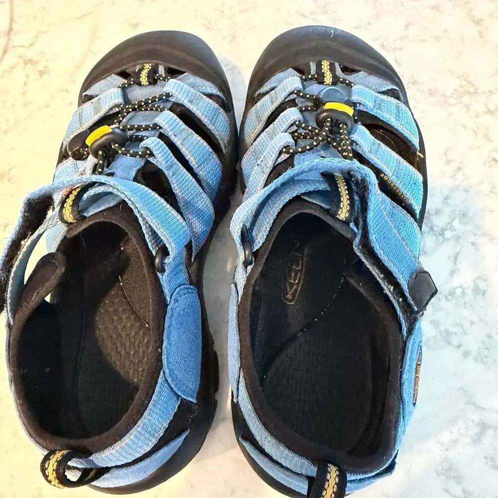 Keen Hiking Sandals Blue Black Orange Size 5
